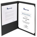 Certificate Stock Foil Logo/Pocket (9"x12")